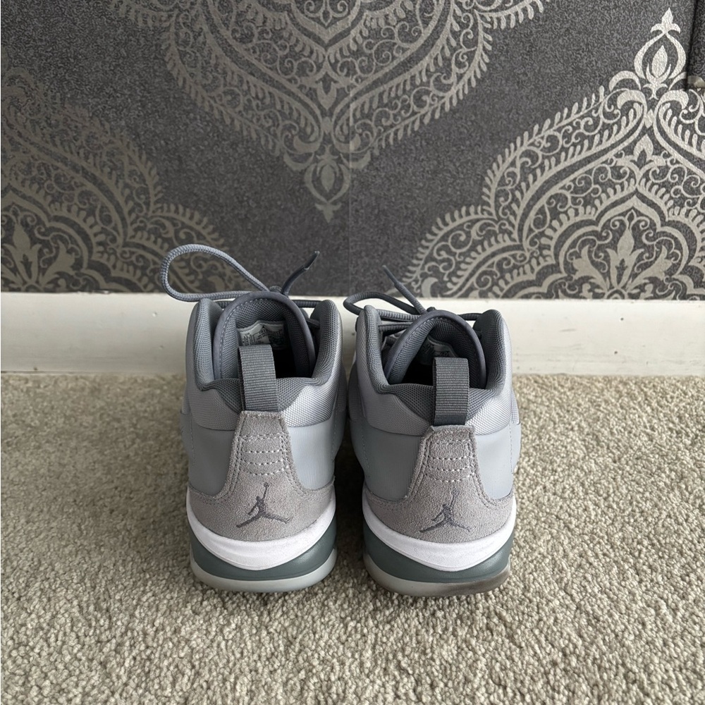 Jordan Gray High Top Basketball Sneakers - Picture 3 of 7